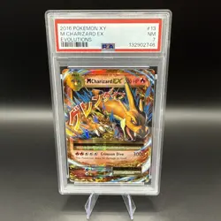Pokemon 2016 XY M Charizard EX Evolutions 13/106 PSA 7 - Image 1