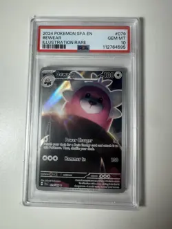 Pokemon Bewear Illustration Rare Holo PSA 10 Shrouded Fable 079/064 - Image 1
