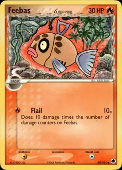 FEEBAS Δ 49/101 COMMON DRAGON FRONTIERS POKEMON MP - Image 1