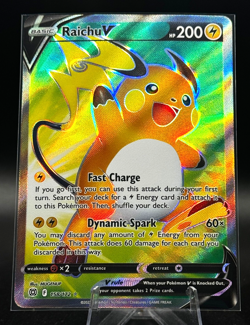 Raichu V (Full Art) 158/172 Swsh09: Brilliant Stars Holo Pokemon TCG - Image 1