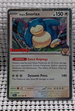 Pokemon Hop's Snorlax GameStop Promo Cosmos Holo 117/159 English 2025 - Image 1