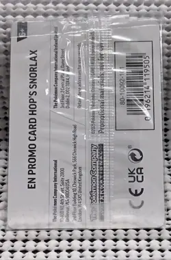 Pokemon Hop's Snorlax GameStop Promo Cosmos Holo 117/159 English 2025 - Image 2