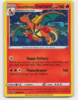 2020 Pokemon, Sword & Shield Promos, #SWSH75 Special Delivery Charizard, Promo - Image 1