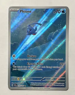 2024 Pokemon Twilight Masquerade Phione Illustration Rare 175/167 - Image 1