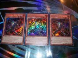 3x Vanquish Soul Razen 1st Edition Secret Rare RA05-EN034 Yu-Gi-Oh! - Image 1