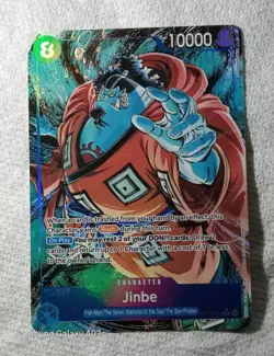 One Piece Jinbe Alt Art OP14-049 THE AZURE SEA'S SEVEN English NM - Image 1