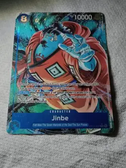 One Piece Jinbe Alt Art OP14-049 THE AZURE SEA'S SEVEN English NM - Image 3