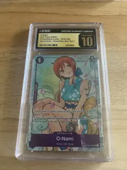 2025 ONE PIECE PROMOS ILLUSTRATION BOX VOL.1 #062 O-NAMI Cgc 10 - Image 1