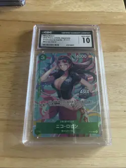 Nico Robin P-111 P ASIA PROMO One Piece Mini-tin Pack Set vol.2 Japanese Cgc 10 - Image 1