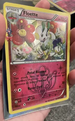 Floette Pokemon Card RC18/RC32 Generations Radiant Collection Holo Rare NM - Image 3