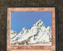 Snow-Covered Mountain Ice Age PLD Basic Land MAGIC GATHERING CARD (DS3D1E5) - Image 3