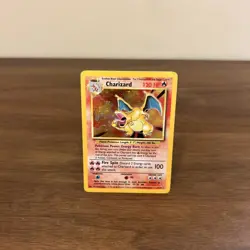 Pokemon TCG Charizard 4/102 Base Set Unlimited Holo Rare HP - Nintendo 1999 Card - Image 2