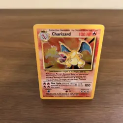 Pokemon TCG Charizard 4/102 Base Set Unlimited Holo Rare HP - Nintendo 1999 Card - Image 5