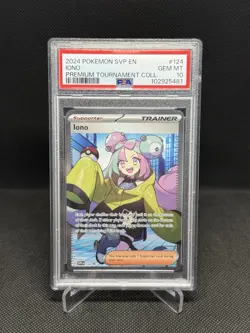 Pokemon 2024 Iono 124 Sv: Scarlet & Violet Promo Cards Holo PSA 10 - Image 1