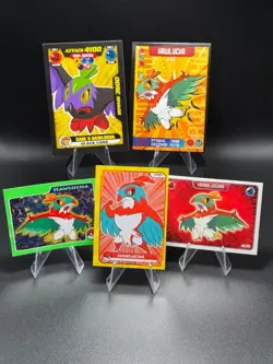 Pokemon Hawlucha Set of 5 - Hawlucha #701 Peru/NON-TCG Card & Sticker Set - Image 1