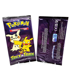 Pokemon Trick or Trade Booster Pack Lot x10 Sealed Halloween Mini Packs 3 Cards - Image 2