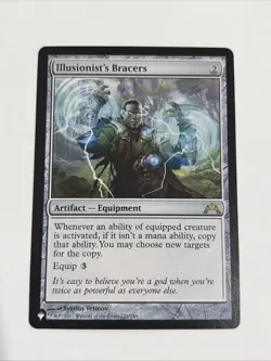 MTG Magic the Gathering Illusionist's Bracers (GTC-231/3034) The List LP - Image 1