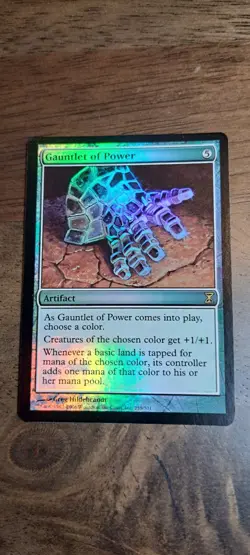 MTG Gauntlet Of Power Foil - Image 1