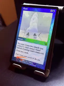 Wizards of the Coast MTG Gush Mercadian Masques Instant Foil Blue EN 1999 82/350 - Image 2