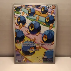 Pokemon TCG Roggenrola Card 127/086 Illustration Rare White Flare NM - Image 1