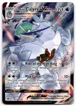 Ice Rider Calyrex VMAX TG15/TG30 Holo Astral Radiance Trainer Gallery Pokemon NM - Image 1