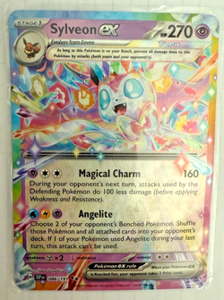 pokemon card sylveon ex hp 270 and 086/191 great condition in sleeve - Image 1