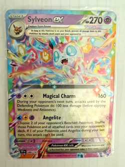 pokemon card sylveon ex hp 270 and 086/191 great condition in sleeve - Image 2