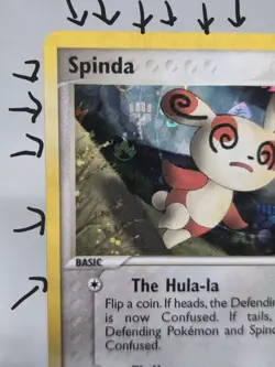 Pokemon TCG Spinda EX Hidden Legends 48/101 Reverse Holo Misprint Holobleed! VTG - Image 4