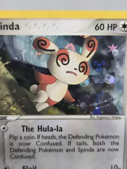 Pokemon TCG Spinda EX Hidden Legends 48/101 Reverse Holo Misprint Holobleed! VTG - Image 5
