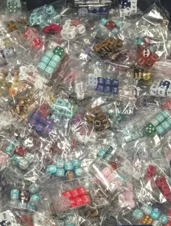 Pokemon Official TCG ETB Dice Packs HUGE LOT of 55 Sealed Dice Packs Free Ship - Image 1