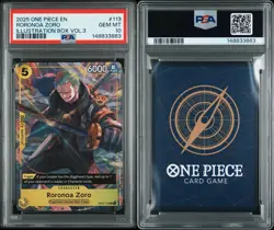 Monkey.D.Luffy and Roronoa Zoro Illustration Box Vol 3 One Piece card TCG PSA 10 - Image 2