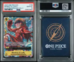 Monkey.D.Luffy and Roronoa Zoro Illustration Box Vol 3 One Piece card TCG PSA 10 - Image 3