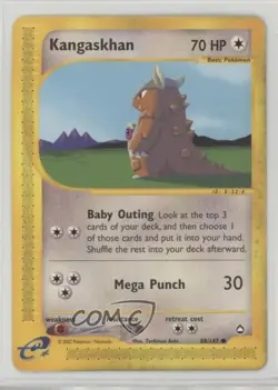 Kangaskhan Pokemon e-Card Series Aquapolis #88 2002 - Image 1