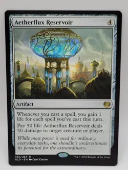 Aetherflux Reservoir Kaladesh MTG LP Rare Artifact Combo Commander Storm Card - Image 1