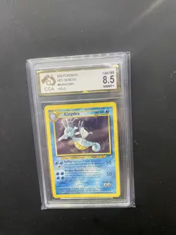 Kingdra Holo Pokemon Card Neo Genesis 8/111 CGA 8.5 - Image 1