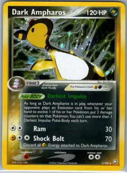 Dark Ampharos 2/109 Holo Team Rocket Returns - Pokemon Card - NM - Image 1