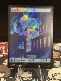 MTG: TMNT - Island (0306) (Surge Foil) L 0306 - Image 1