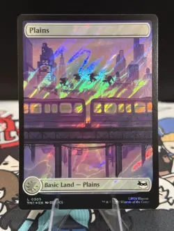 MTG: TMNT - Plains (0305) (Surge Foil) L - Image 1