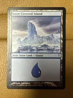 Snow-Covered Island Magic the Gathering Coldsnap 152/155 Near Mint - Image 1