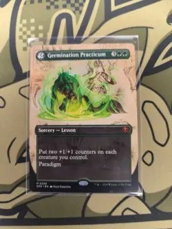 Germination Practicum (Borderless) - MTG: Secrets of Strixhaven SOS M0296 (Reg) - Image 1
