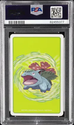 2004 POKEMON LEAFGREEN VERSION PLAYING CARDS 5 OF CLUBS VAPOREON PSA 10 - Image 2