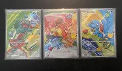 3 PCS SET | Kanto's first partner 30th Celebration PROMO Pokemon NM - Image 1