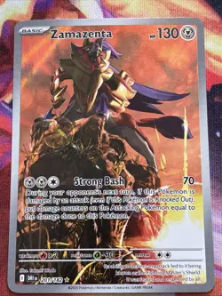 Zamazenta 201/182 - SV10: Destined Rivals Illustration Rare Pokemon TCG NM - Image 1