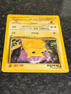 Pikachu 087/130 Base Set 2 Regular Common LP Vintage Pokemon Card 2000 - Image 4