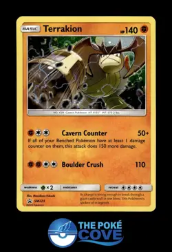 Terrakion - SM223 | Sun & Moon Promo Holo | Pokemon Promo Holo | NM - Image 1