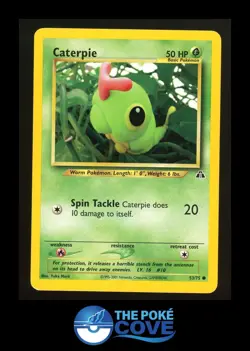 Caterpie 53/75 | Neo Discovery Unlimited | Pokemon Common | LP Yuka Morii - Image 1
