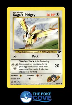 Koga's Pidgey 80/132 | Gym Challenge Unlimited | Pokemon Common | LP - Image 1