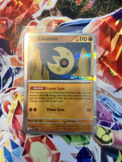 Pokemon TCG - Lunatone MEP 004 Mega Evolutions Prerelease Promo NM - Image 1