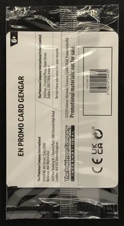 Pokemon TCG - Gengar 050/088 EB Games Exclusive Stamped Sealed Promo Cosmos Holo - Image 2