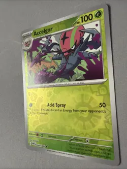 Pokemon TCG * SV White Flare * 009/086 Accelgor U * REVERSE HOLO * FRESH PK - Image 2